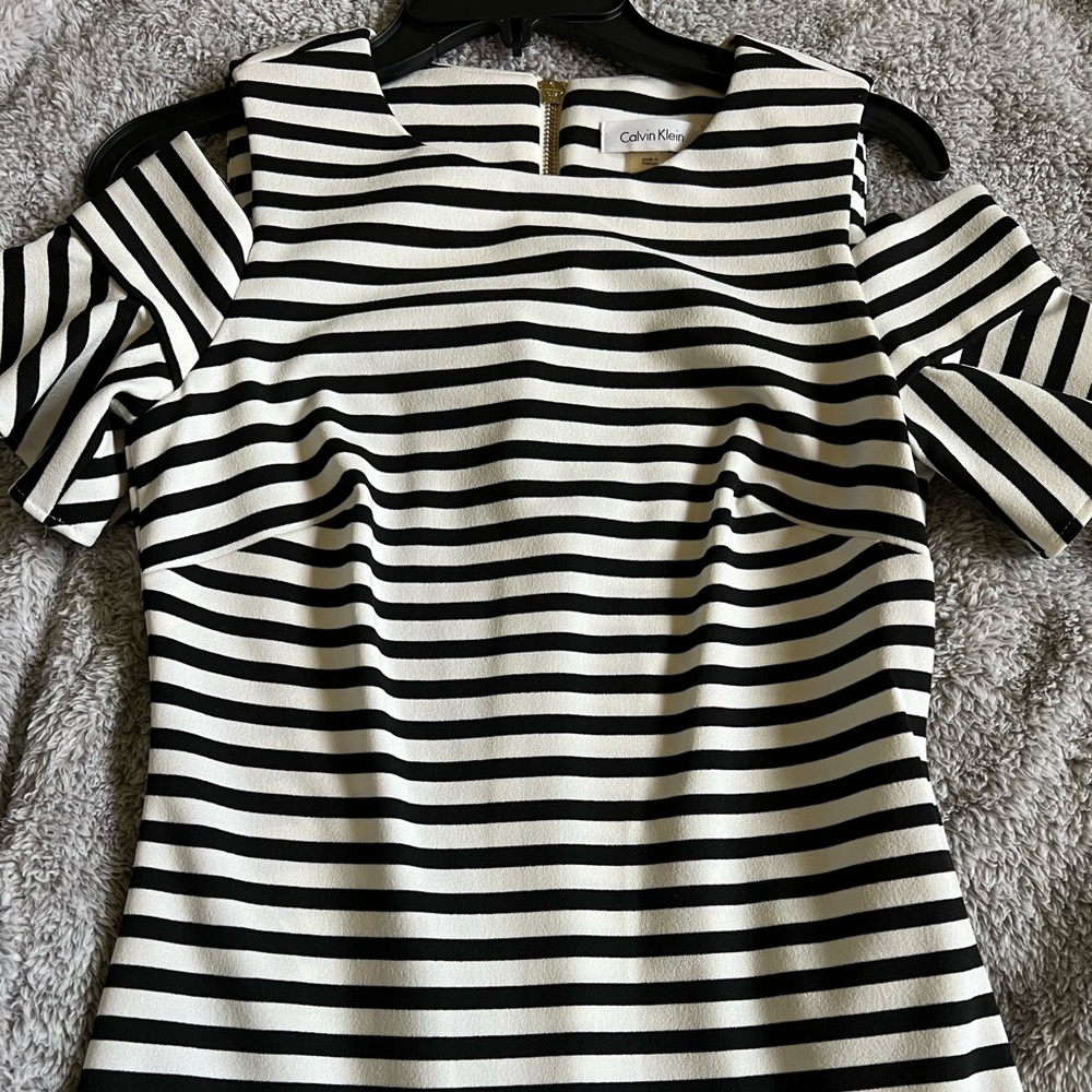 Calvin Klein Striped Dress
